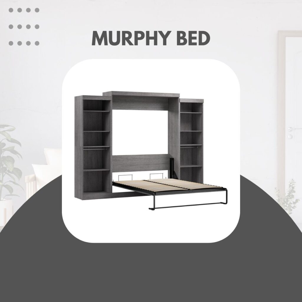 Murphy bed with desk