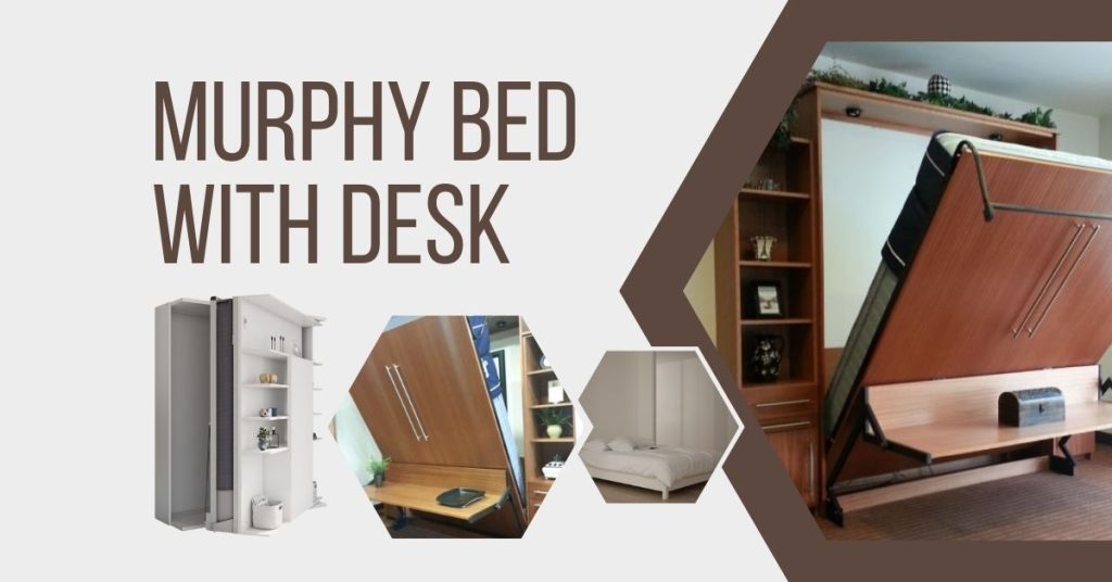 Murphy bed with desk combining style and function in a small space