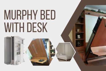 Murphy bed with desk combining style and function in a small space