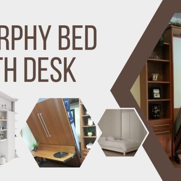 Murphy bed with desk combining style and function in a small space