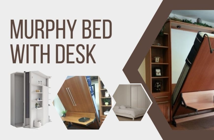 Murphy bed with desk combining style and function in a small space